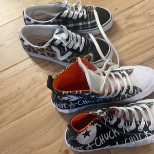 bundle Converse and vans limited edition sneaker